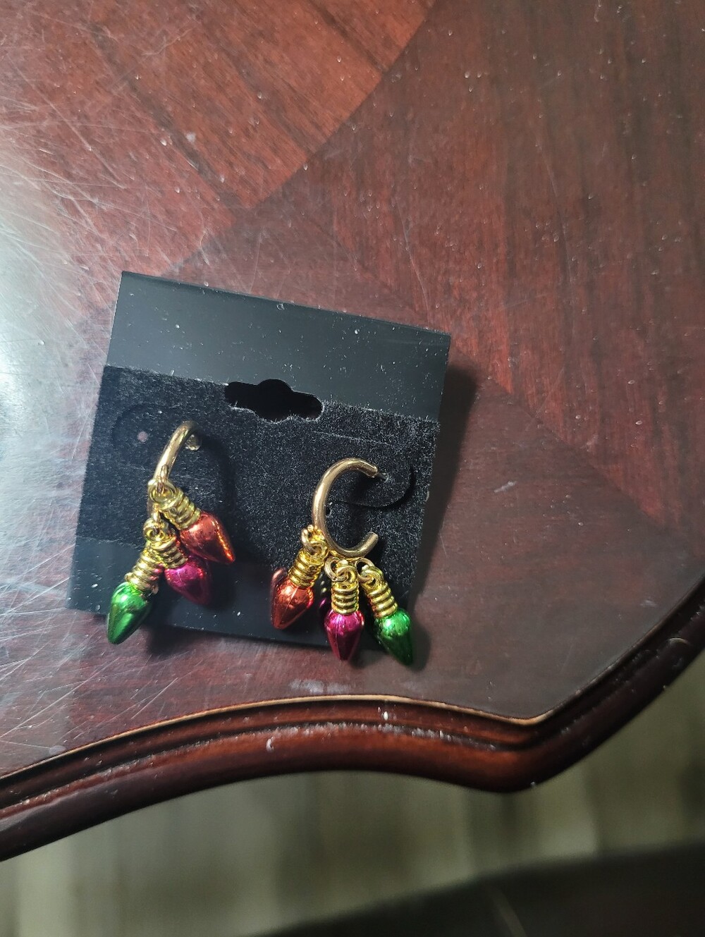 Making Spirits Bright Christmas Lights Earrings